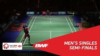 【Video】Kenta NISHIMOTO VS CHOU Tien Chen, bán kết YONEX German Open 2018