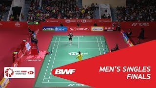 【Video】Kazumasa SAKAI VS Anthony Sinisuka GINTING, chung kết DAIHATSU Indonesia Masters 2018