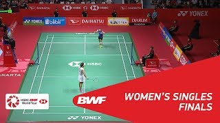 【Video】TAI Tzu Ying VS Saina NEHWAL, chung kết DAIHATSU Indonesia Masters 2018