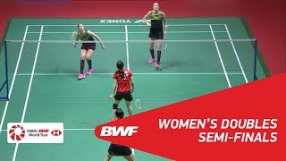 【Video】Misaki MATSUTOMO・Ayaka TAKAHASHI VS Kamilla Rytter JUHL・Christinna PEDERSEN, bán kết DAIHATSU Indonesia Masters 2018