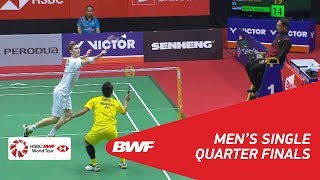 【Video】Viktor AXELSEN VS Jonatan CHRISTIE, tứ kết PERODUA Malaysia Masters 2018