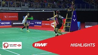 【Video】TAI Tzu Ying VS Ratchanok INTANON, chung kết PERODUA Malaysia Masters 2018