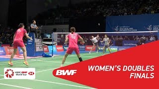 【Video】Ayako SAKURAMOTO・Yukiko TAKAHATA VS CAO Tong Wei・YU Zheng, chung kết BARFOOT & THOMPSON New Zealand Mở cửa năm 2018