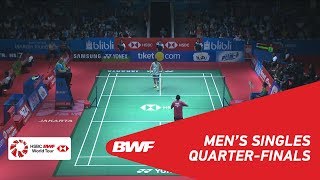 【Video】Tommy SUGIARTO VS Kento MOMOTA, tứ kết BLIBLI Indonesia Mở 2018