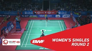 【Video】Gregoria Mariska TUNJUNG VS Ratchanok INTANON, vòng 16 BLIBLI Indonesia Mở 2018