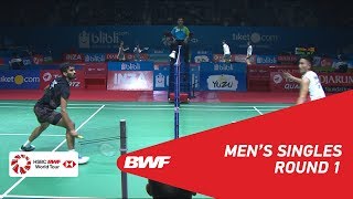 【Video】Kento MOMOTA VS KIDAMBI Srikanth, vòng 32 BLIBLI Indonesia Mở 2018