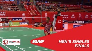 【Video】Suppanyu AVIHINGSANON VS Rasmus GEMKE, chung kết Tiếng Tây Ban Nha Mở 2018