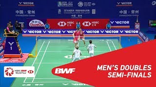 【Video】HAN Chengkai・ZHOU Haodong VS Marcus Fernaldi GIDEON・Kevin Sanjaya SUKAMULJO, bán kết VICTOR China Open 2018