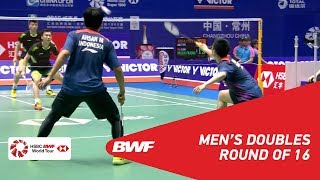 【Video】HUANG Kaixiang・WANG Yilyu VS Mohammad AHSAN・Hendra SETIAWAN, vòng 16 VICTOR China Open 2018