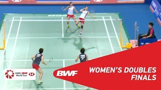 【Video】Misaki MATSUTOMO・Ayaka TAKAHASHI VS Yuki FUKUSHIMA・Sayaka HIROTA, chung kết VICTOR Hàn Quốc mở 2018