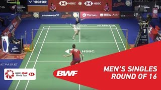 【Video】Viktor AXELSEN VS Anders ANTONSEN, vòng 16 DANISA Đan Mạch Mở 2018
