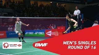 【Video】CHEN Long VS Jan O JORGENSEN, vòng 16 YONEX French Open 2018