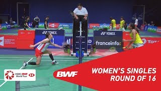 【Video】Sayaka SATO VS PUSARLA V. Sindhu, vòng 16 YONEX French Open 2018