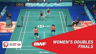 【Video】Vivian HOO・YAP Cheng Wen VS Misato ARATAMA・Akane WATANABE, chung kết Macau mở 2018