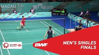 【Video】ZHOU Zeqi VS LEE Hyun Il, chung kết Macau mở 2018