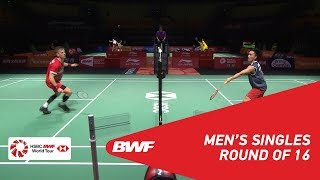 【Video】Kento MOMOTA VS Hans-Kristian Solberg VITTINGHUS, vòng 16 Phúc Châu mở cửa năm 2018
