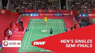 【Video】Anders ANTONSEN VS Jonatan CHRISTIE, bán kết DAIHATSU Indonesia Masters 2019