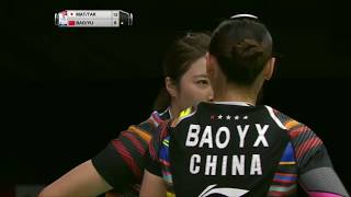 【Video】Misaki MATSUTOMO・Ayaka TAKAHASHI VS BAO Yixin・YU Xiaohan, tứ kết TỔNG BWF Giải vô địch thế giới 2017