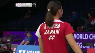 【Video】Misaki MATSUTOMO・Ayaka TAKAHASHI VS CHANG Ching  Hui・YANG Ching Tun, vòng 32 TỔNG BWF Giải vô địch thế giới 2017