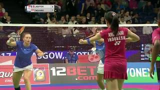 【Video】Ronan LABAR・Audrey FONTAINE VS Irfan FADHILAH・Weni ANGGRAINI, vòng 64 TỔNG BWF Giải vô địch thế giới 2017