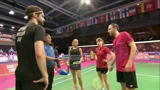 【Video】Nico RUPONEN・Amanda HOGSTROM VS Martin CAMPBELL・Julie MACPHERSON, vòng 64 TỔNG BWF Giải vô địch thế giới 2017