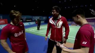 【Video】Takeshi KAMURA／Keigo SONODA VS Marcus Fernaldi GIDEON／Kevin Sanjaya SUKAMULJO, khác Vòng chung kết World Superseries ở Du