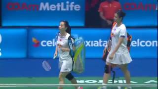 【Video】Yuki FUKUSHIMA／Sayaka HIROTA VS HUANG Yaqiong／TANG Jinhua, chung kết CELCOM AXIATA Malaysia Open