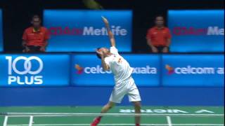 【Video】LEE Chong Wei VS LIN Dan, chung kết CELCOM AXIATA Malaysia Open
