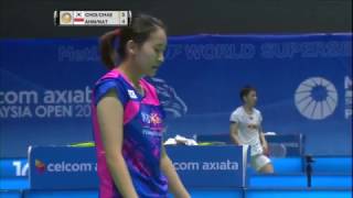 【Video】Tontowi AHMAD／Liliyana NATSIR VS CHOI SolGyu／CHAE YuJung, tứ kết CELCOM AXIATA Malaysia Open