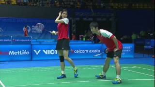 【Video】Joachim FISCHER NIELSEN／Christinna PEDERSEN VS Kenta KAZUNO／Ayane KURIHARA, vòng 16 CELCOM AXIATA Malaysia Open
