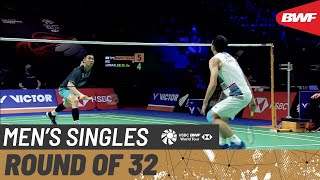 【Video】WANG Tzu Wei VS LEE Zii Jia, vòng 32 VICTOR Đan Mạch mở rộng 2021