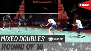 【Video】GOH Soon Huat／Shevon Jemie LAI VS TANG Chun Man／TSE Ying Suet, vòng 16 Indonesia Masters 2021 