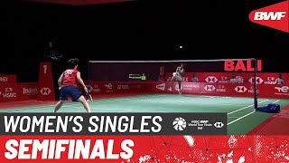 【Video】PUSARLA V. Sindhu VS Akane YAMAGUCHI, bán kết Vòng chung kết HSBC BWF World Tour 2021