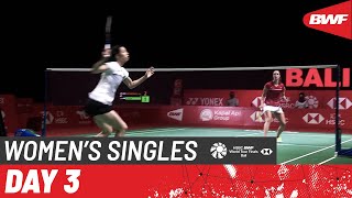 【Video】Line CHRISTOPHERSEN VS Yvonne LI, khác Vòng chung kết HSBC BWF World Tour 2021