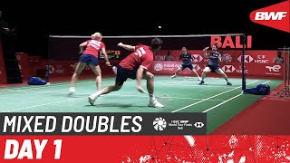 【Video】Yuta WATANABE／Arisa HIGASHINO VS Mathias CHRISTIANSEN／Alexandra BØJE, khác Vòng chung kết HSBC BWF World Tour 2021