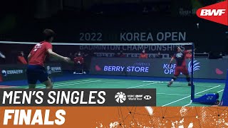 【Video】Hongyang WENG VS Jonatan CHRISTIE, chung kết Giải vô địch cầu lông Hàn Quốc mở rộng 2022