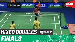 【Video】WANG Yilyu／HUANG Dongping VS OU Xuanyi／HUANG Yaqiong, chung kết Giải vô địch cầu lông các võ sư Hàn Quốc 2022