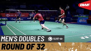 【Video】LIU Yuchen／OU Xuanyi VS Mohammad AHSAN／Hendra SETIAWAN, vòng 32 Indonesia mở rộng 2022