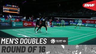 【Video】Muhammad Shohibul FIKRI／Bagas MAULANA VS Takuro HOKI／Yugo KOBAYASHI, vòng 16 Malaysia mở rộng 2022