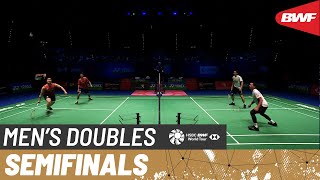 【Video】Mohammad AHSAN／Hendra SETIAWAN VS Weikeng LIANG／WANG Chang, bán kết Giải vô địch cầu lông YONEX All England Open 2023