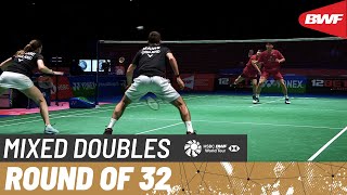 【Video】Gregory MAIRS／Jenny MOORE VS KIM Won Ho／Na Eun JEONG, vòng 32 Giải vô địch cầu lông YONEX All England Open 2023