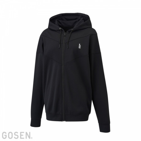 L Áo hoodie khóa kéo co giãn lót nỉ