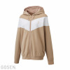 L Áo hoodie khóa kéo co giãn lót nỉ