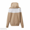 L Áo hoodie khóa kéo co giãn lót nỉ
