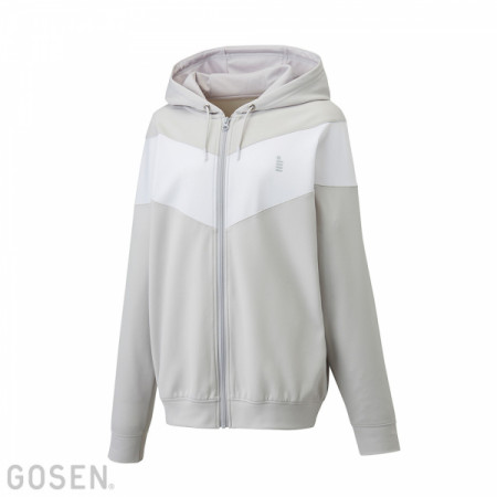 L Áo hoodie khóa kéo co giãn lót nỉ