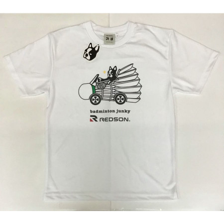 Áo thun hợp tác Badminton Junkie RD-BJ203（Trắng）